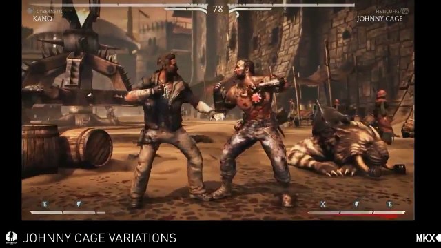 Mortal Kombat X - Johnny Cage Variations Gameplay