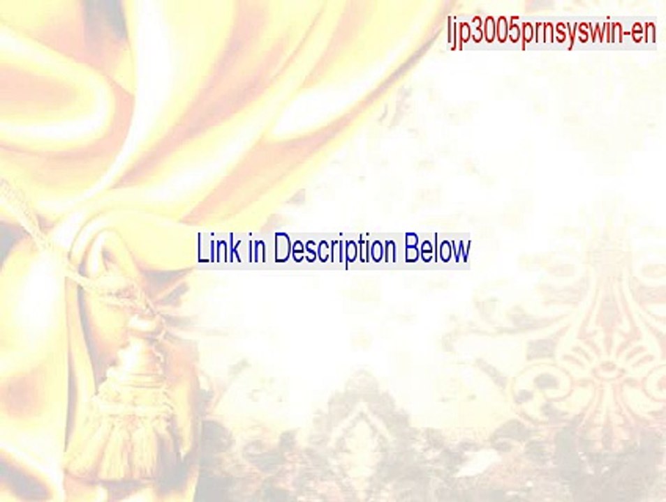 ljp3005prnsyswin-en.exe Serial - Legit Download 2015