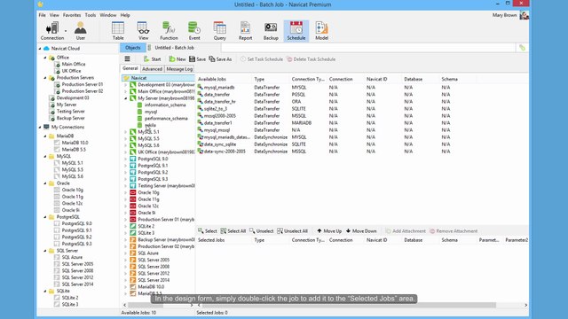 How to backup whole server and multiple databases using Navicat? (Windows & Linux)