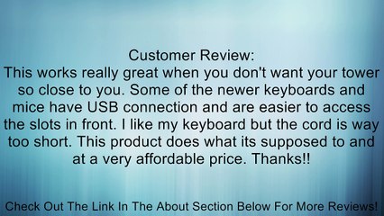 Belkin 6ft PS2 Key/mouse Extension Din6m/din6f Generic Review