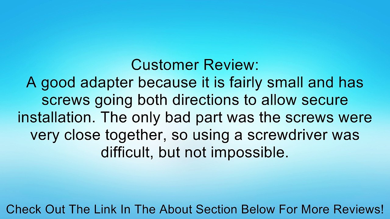 C2G / Cables to Go - 08075 - DB9 M/F Null Modem Adapter Review