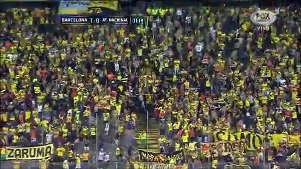 Barcelona SC 1 - 2 Atlético Nacional Copa Libertadores 2015