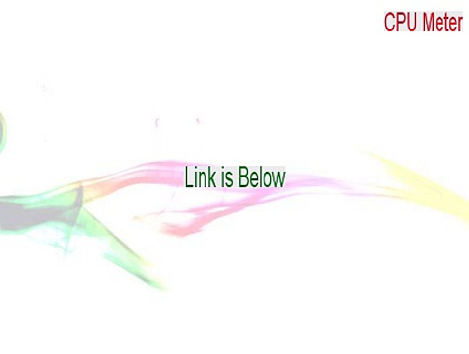 CPU Meter Full Download (Download Here 2015)