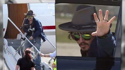 Johnny Depp s'est blessé en tournage et est rentré aux États-Unis pour se faire soigner