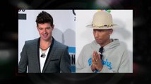 Robin Thicke et Pharrell Williams doivent 7,3 millions de dollars à la famille de Marvin Gaye pour Blurred Lines