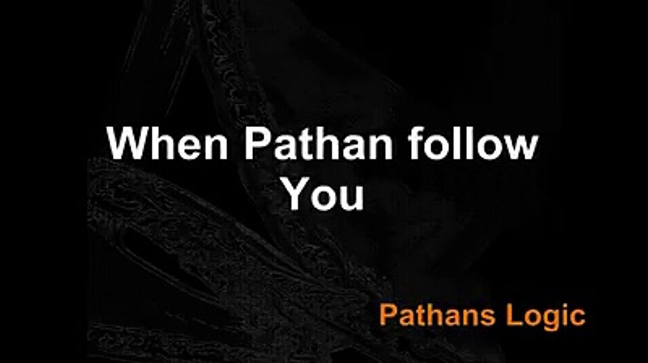 When Pathan Folows u.. A funny video.