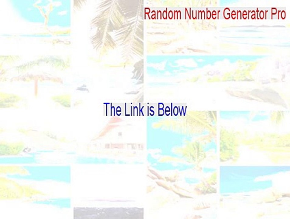 Random Number Generator Pro Download Free [Download Now 2015]
