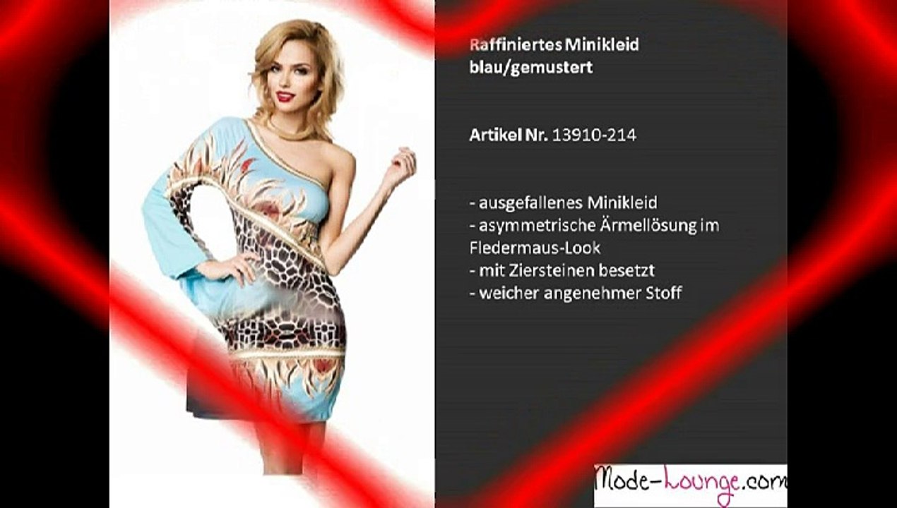 Die schönsten Kleider für den Sommer finden Sie auf Mode-Lounge.com!