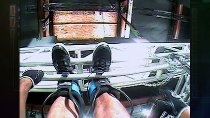 Larry Fitzgerald catches balls while hanging upside down and has 2x the average reaction time