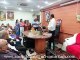 Bapu addressing teachers at PE  Society, Pune