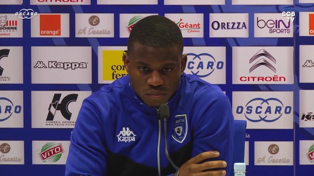 Monaco-Bastia : Conf. d'avant-match de F. Ayité