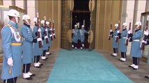 Erdoğan, Katar Emiri Al Sani'yi Resmi Törenle Karşıladı