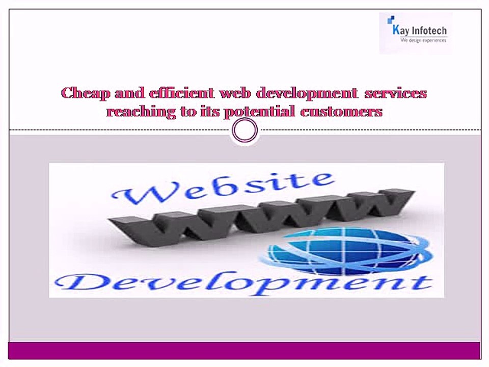 Cheap web development services India