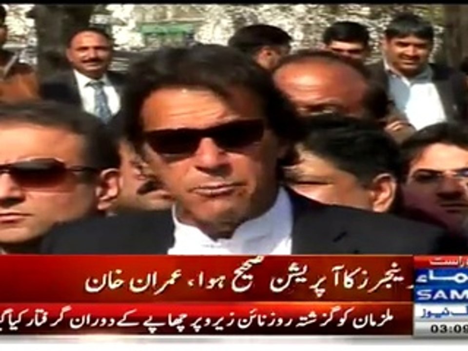Imran Khan Media Talk On Nine Zero Raid (Advantage MQM To Get) – 12th March 2015