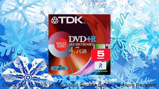 TDK DVD+R 4.7GB Write Speed 16X (5-Pack) (Discontinued by Manufacturer) Review
