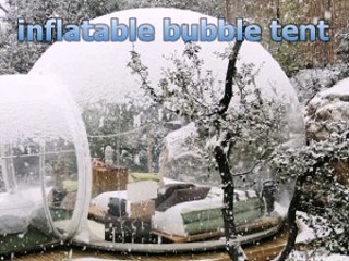 inflatable bubble tent
