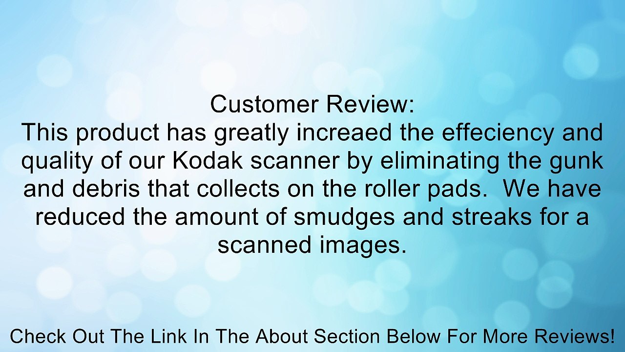 Kodak 853-5981 Roller Cleaning Pads Review