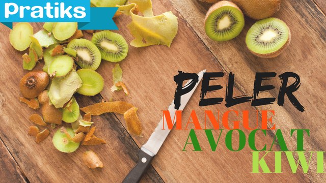 L'astuce pour peler un kiwi, un avocat ou une mangue facilement - Gaël gagne du temps