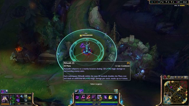 Nouveau Riftwalk de Kassadin - League of Legends