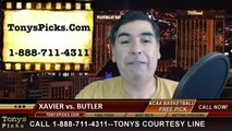 Butler Bulldogs vs. Xavier Musketeers Free Pick Prediction Big East Tournament NCAA College Basketball Odds Preview 3-12-2015