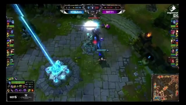 SKT T1 Faker Insane Zed Outplay vs KT Ryu's Zed