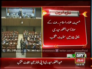 JUI-F’s Haideri sworn in as dy. chairman Senate