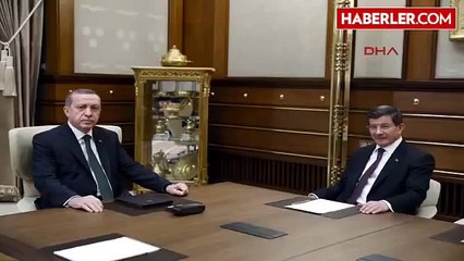 Cumhurbaşkanı Erdoğan, Başbakan Davutoğlu Kabul Etti