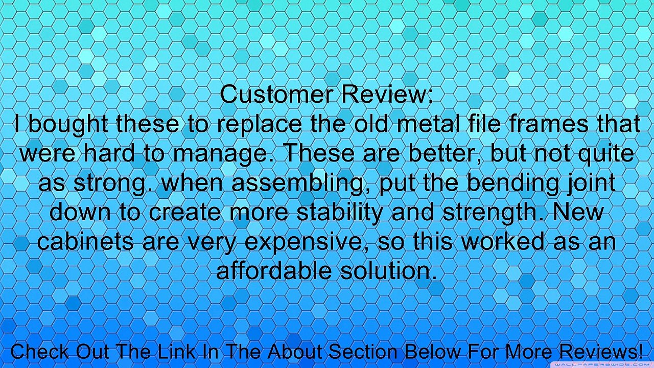 Pendaflex(R) Hanging File Folder Frame, Letter/Legal Size Review