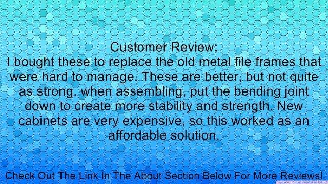 Pendaflex(R) Hanging File Folder Frame, Letter/Legal Size Review