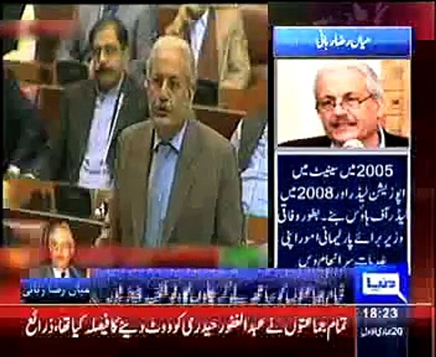 Raza Rabbani takes oath as Chairman Senate