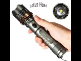 Ultrafire CREE XM-L T6 2000lm Lotus Head LED Flashlight Suit