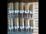 E14 6W 700LM 59 SMD 5050 LED Corn Light Lamp Bulbs AC 220-240V