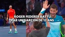 Roger Federer battu par un garçon de 12 ans.
