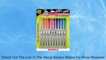 Zebra Zazzle Liquid Highlighter, Assorted Colors, 10 Pack (71111) Review