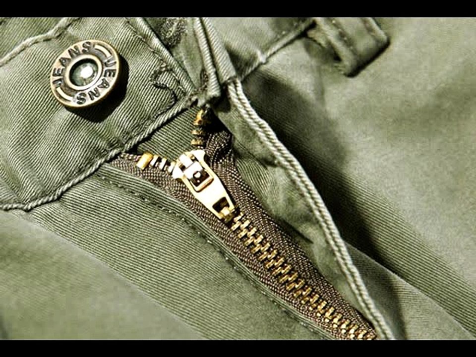 Mens Multi Pockets Pants Cotton Casual Cargo Pants