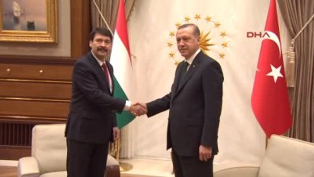 Cumhurbaşkanı Erdoğan, Macaristan Cumhurbaşkanı Janos Ader'i Resmi Törenle Karşıladı 2