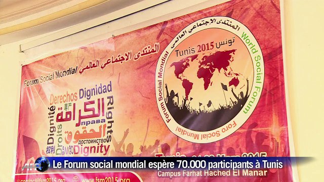 Le Forum social mondial espère réunir 70000 personnes à Tunis