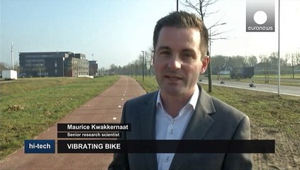 Hollanda'da titreşimli bisikletler yola çıkacak