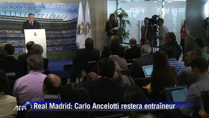Real Madrid: Ancelotti restera entraîneur, assure le président