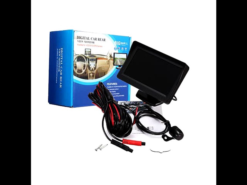 4.3Inch TFT LCD Car Rear View Monitor+Night Vision Reverse Camera
