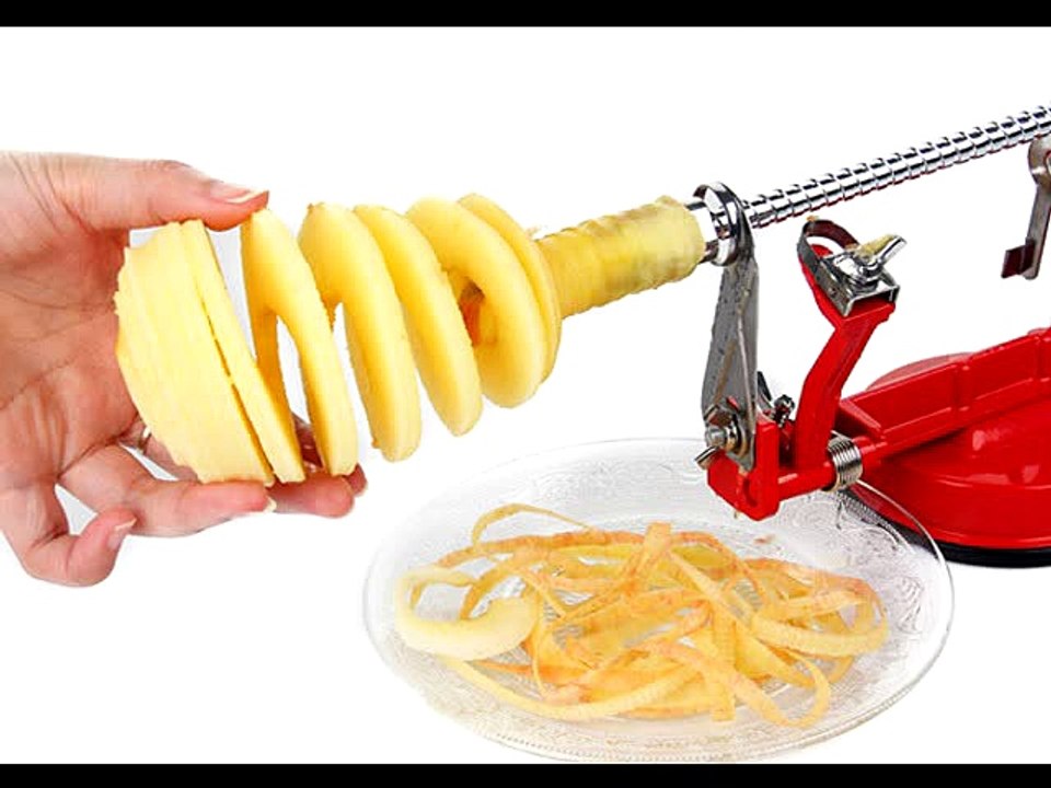 3in1 Apple Slinky Machine Peeler Corer Potato Fruit Cutter Slicer