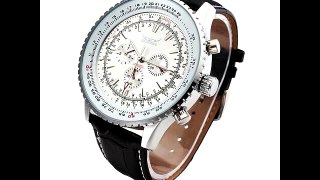 JARAGAR Automatic Mechanical Big Dial Multi Number Precise Watch