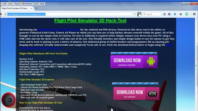 Free Flight Pilot Simulator 3D Cash Coins Pro Pack Unlock Cheat iOS Android Giveaway !!