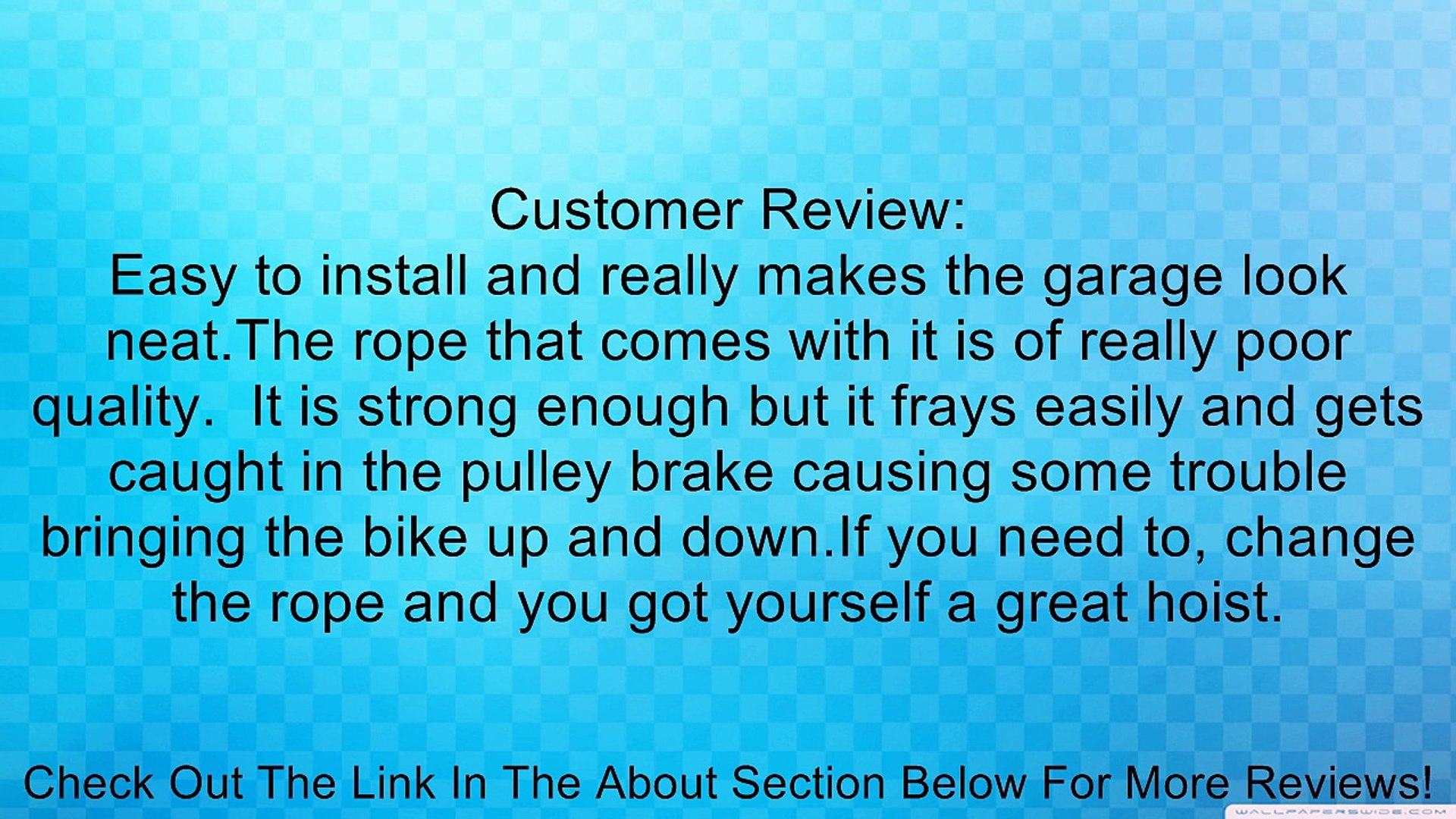Racor Pbh 1r Ceiling Mounted Bike Lift Review Video Dailymotion