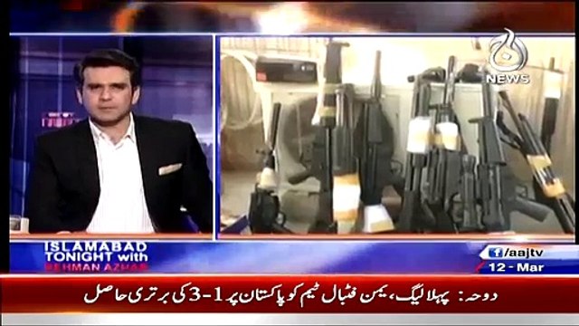 Islamabad Tonight With Rehman Azhar – 12th March 2015