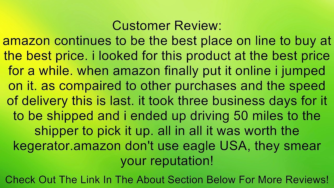 Sanyo BC1206 Kegerator Beer Cooler Review