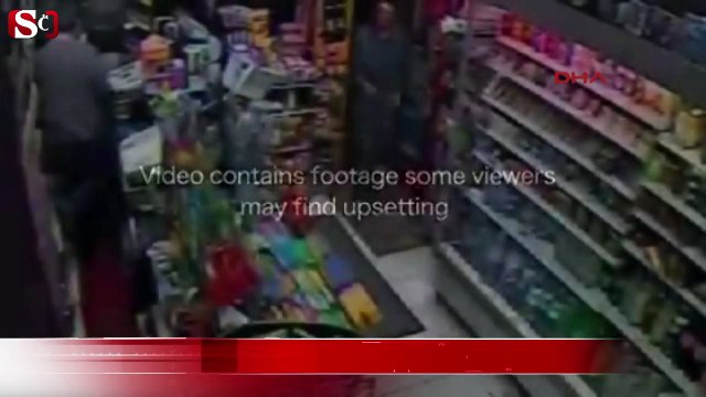 Londra'da Türk esnafa ırkçı saldırı kamerada