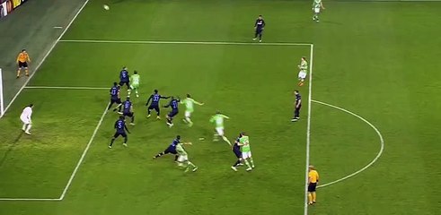 Goal Naldo - Wolfsburg 1 - 1 Inter - Europa League - Play Offs - 12/03/2015