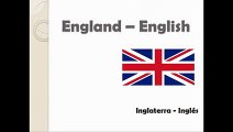 Vocabulario países y nacionalidades en inglés y español