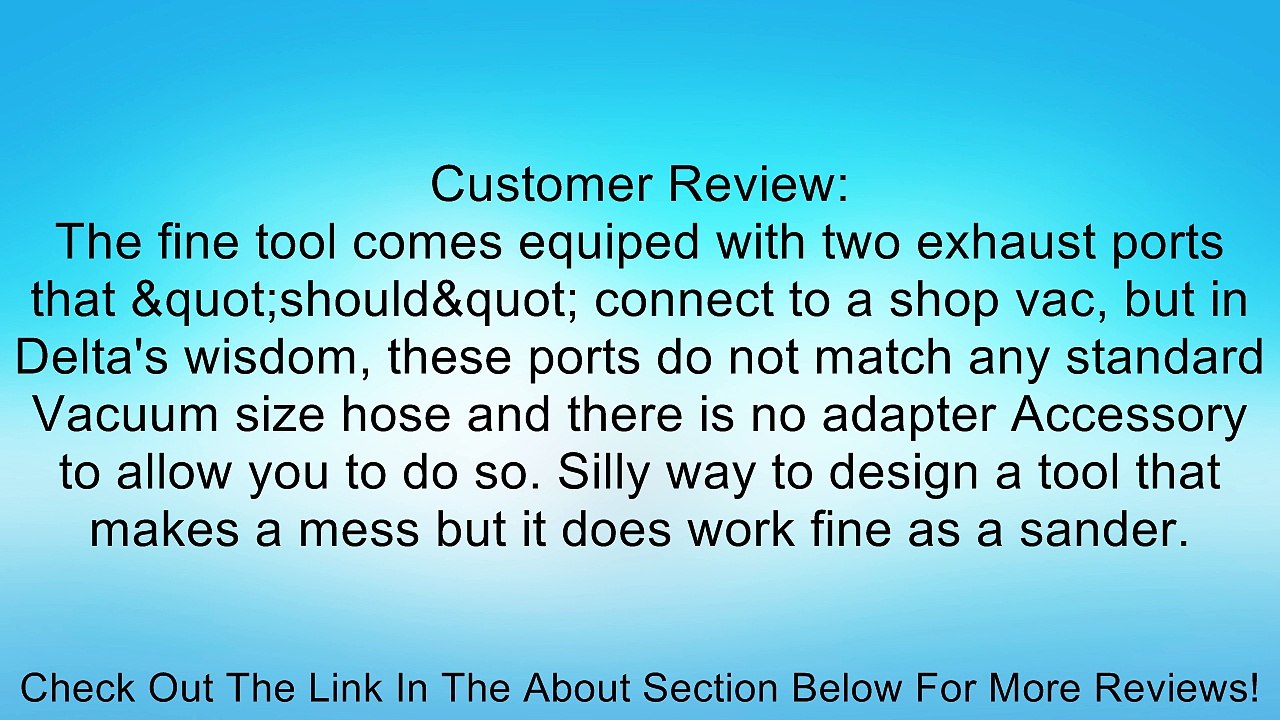 DELTA SA150 Shopmaster 1-Inch/5-Inch 1/4 Horsepower Belt/Disc Sander Review